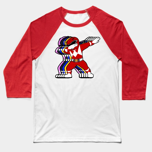 Power Dab Baseball T-Shirt by MarianoSan